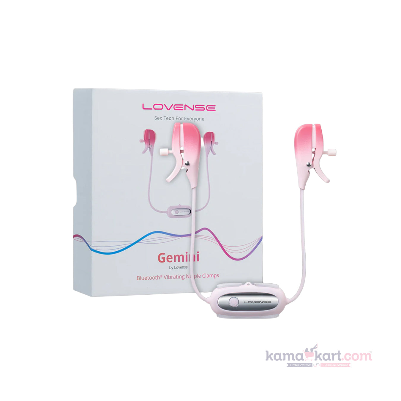 Lovense GEMINI Smart Vibrating Nipple Clamps