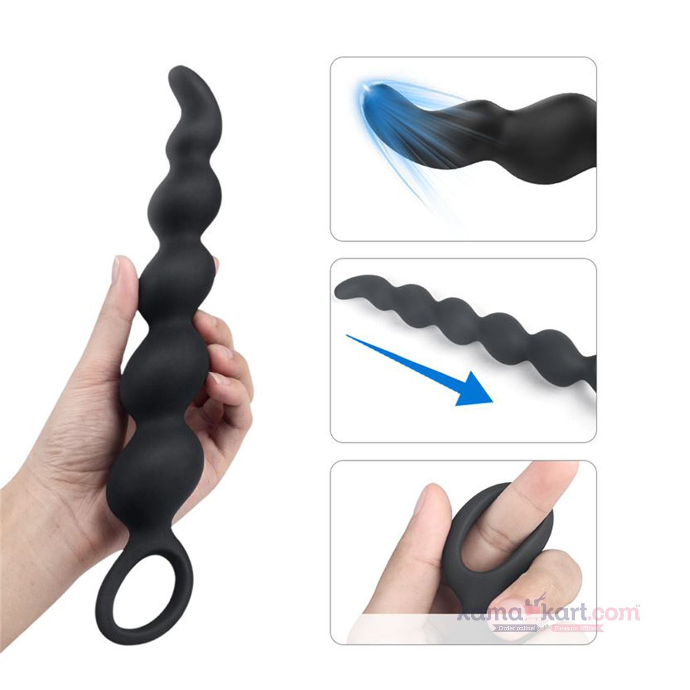 VARITA ANAL SILICONA FLEXIBLE STEVE