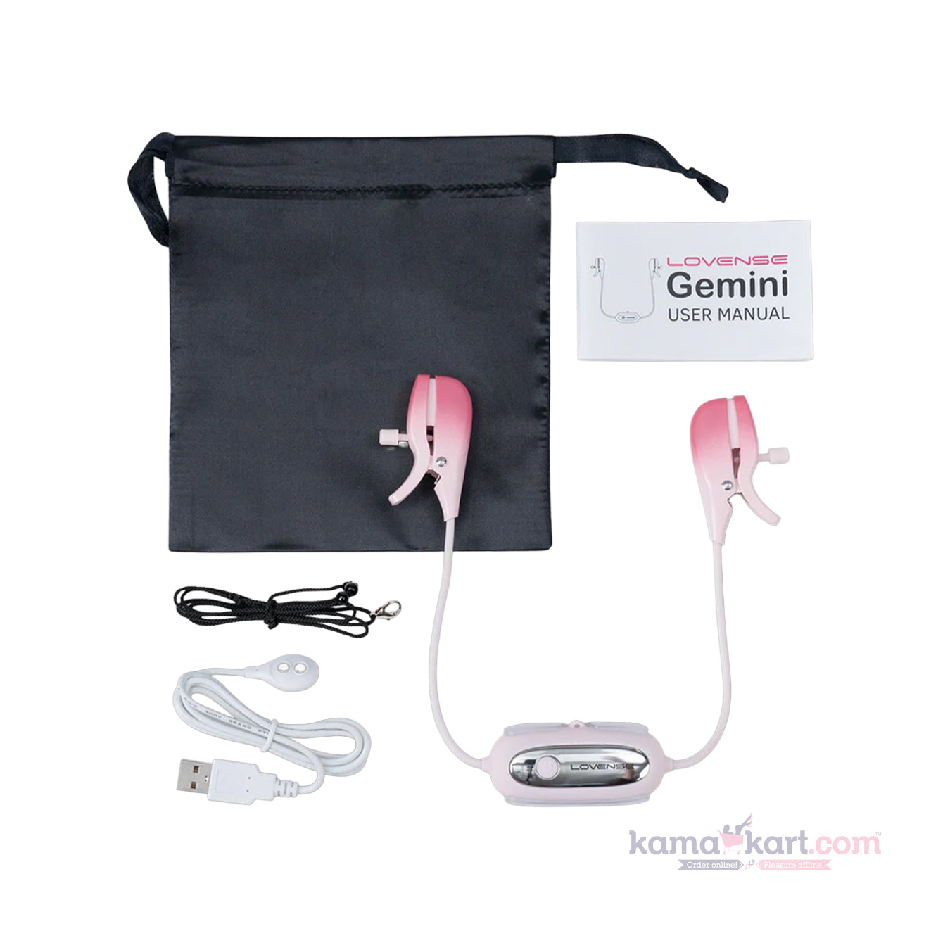 Lovense GEMINI Smart Vibrating Nipple Clamps