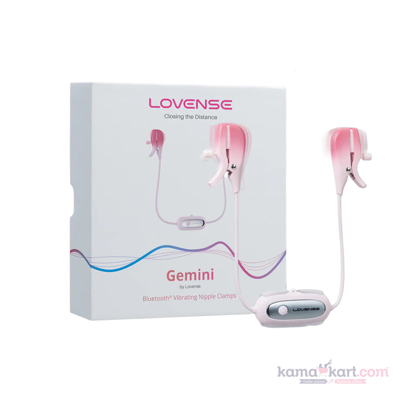 Lovense GEMINI Smart Vibrating Nipple Clamps