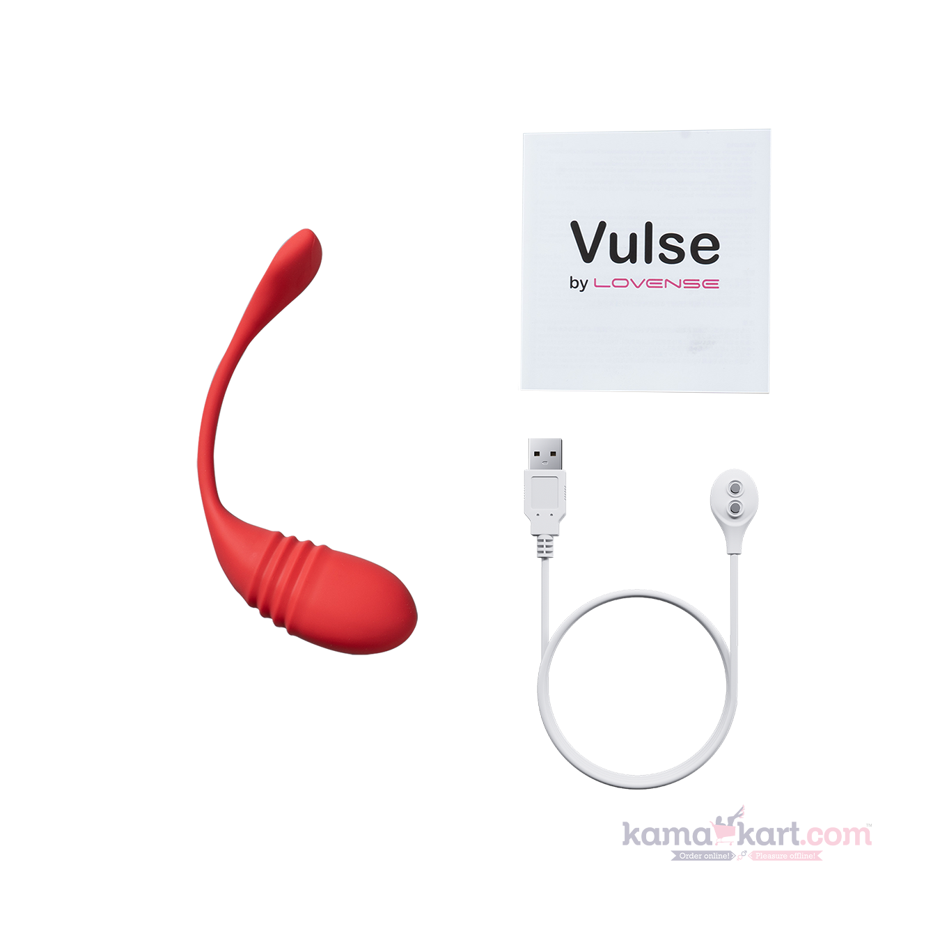 Lovense Vulse Vibrating Egg - Red