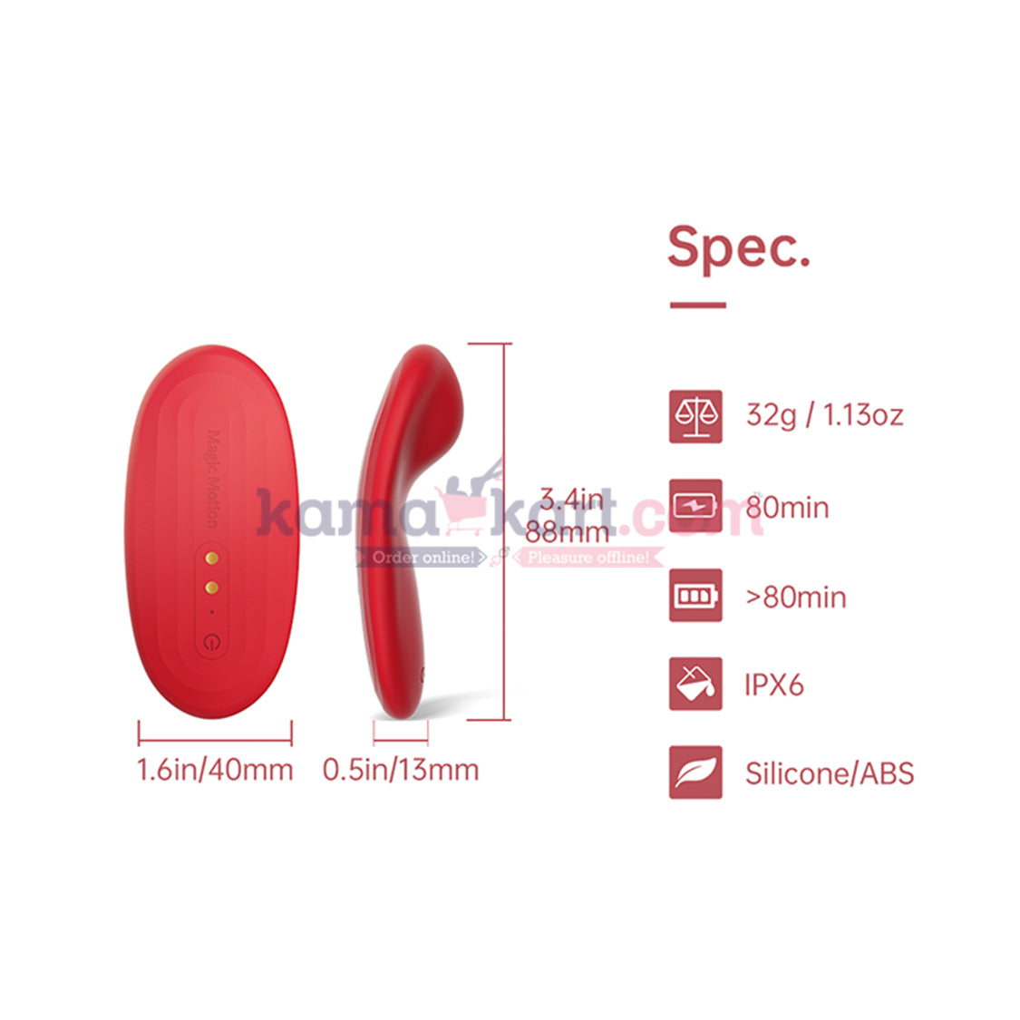 Magic Motion Magic Nyx Smart Clock Panty Vibrator