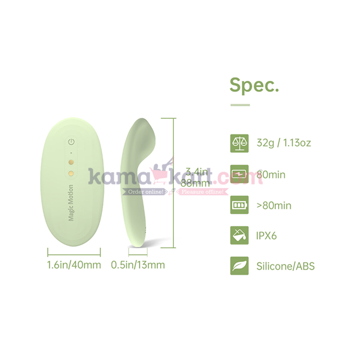 Magic Motion Magic Nyx Smart Clock Panty Vibrator