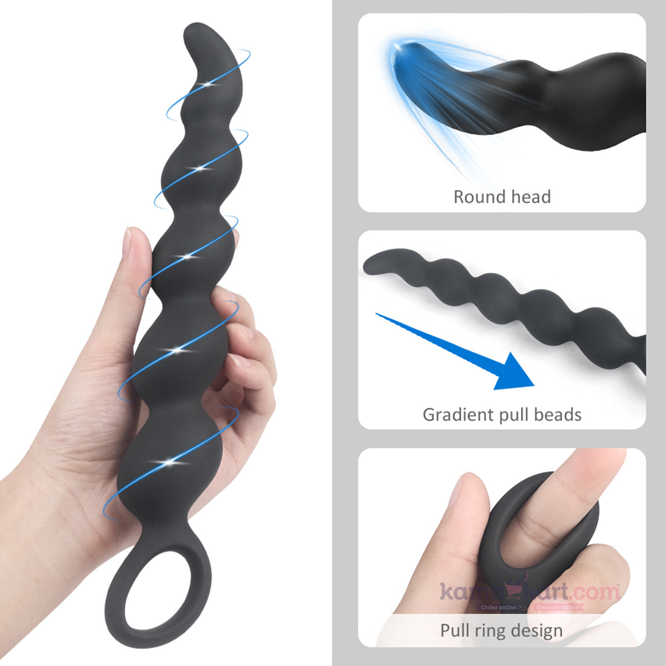 VARITA ANAL SILICONA FLEXIBLE STEVE