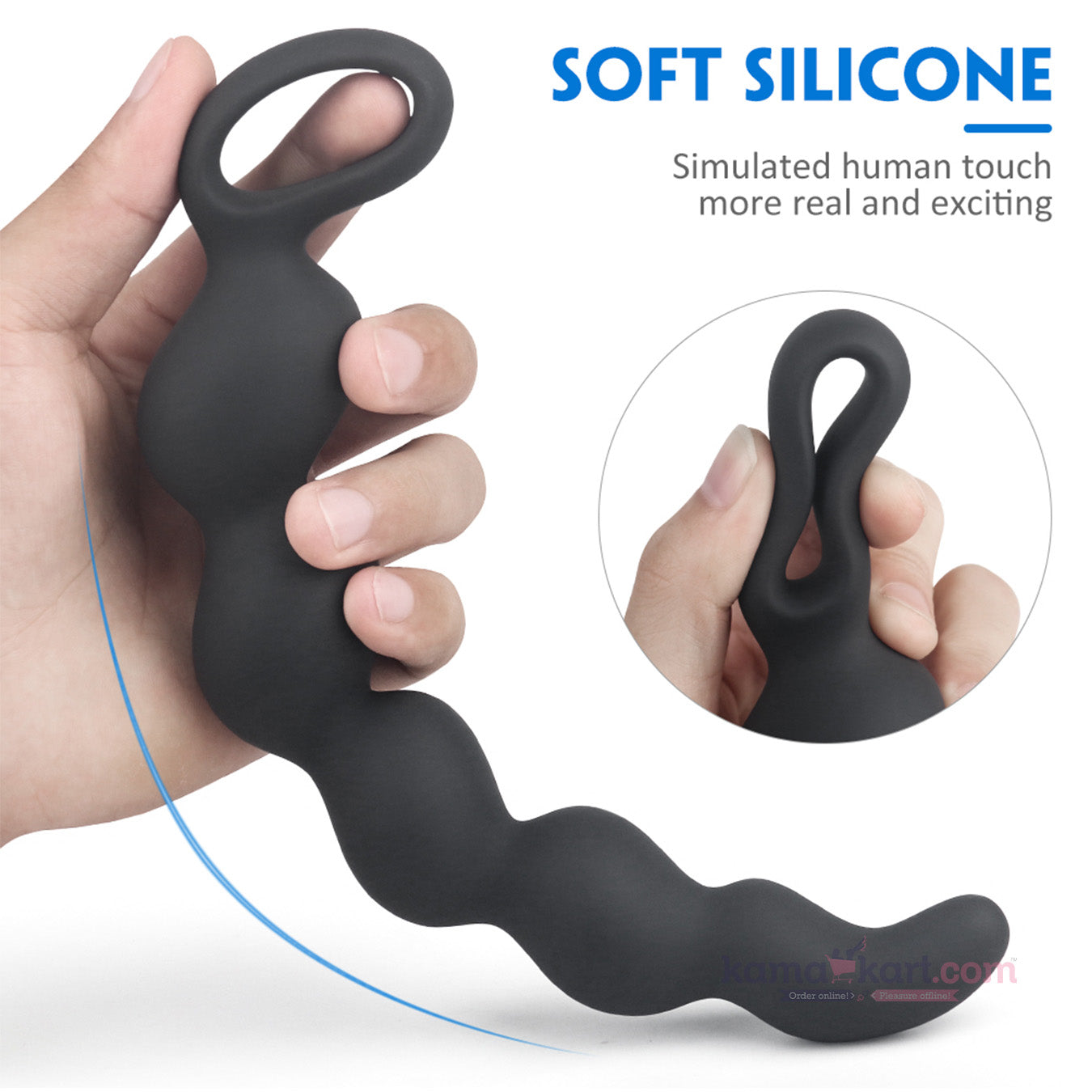 VARITA ANAL SILICONA FLEXIBLE STEVE