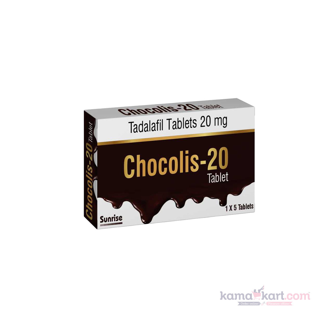 chocolis 20mg chewable tablets - pack of 5