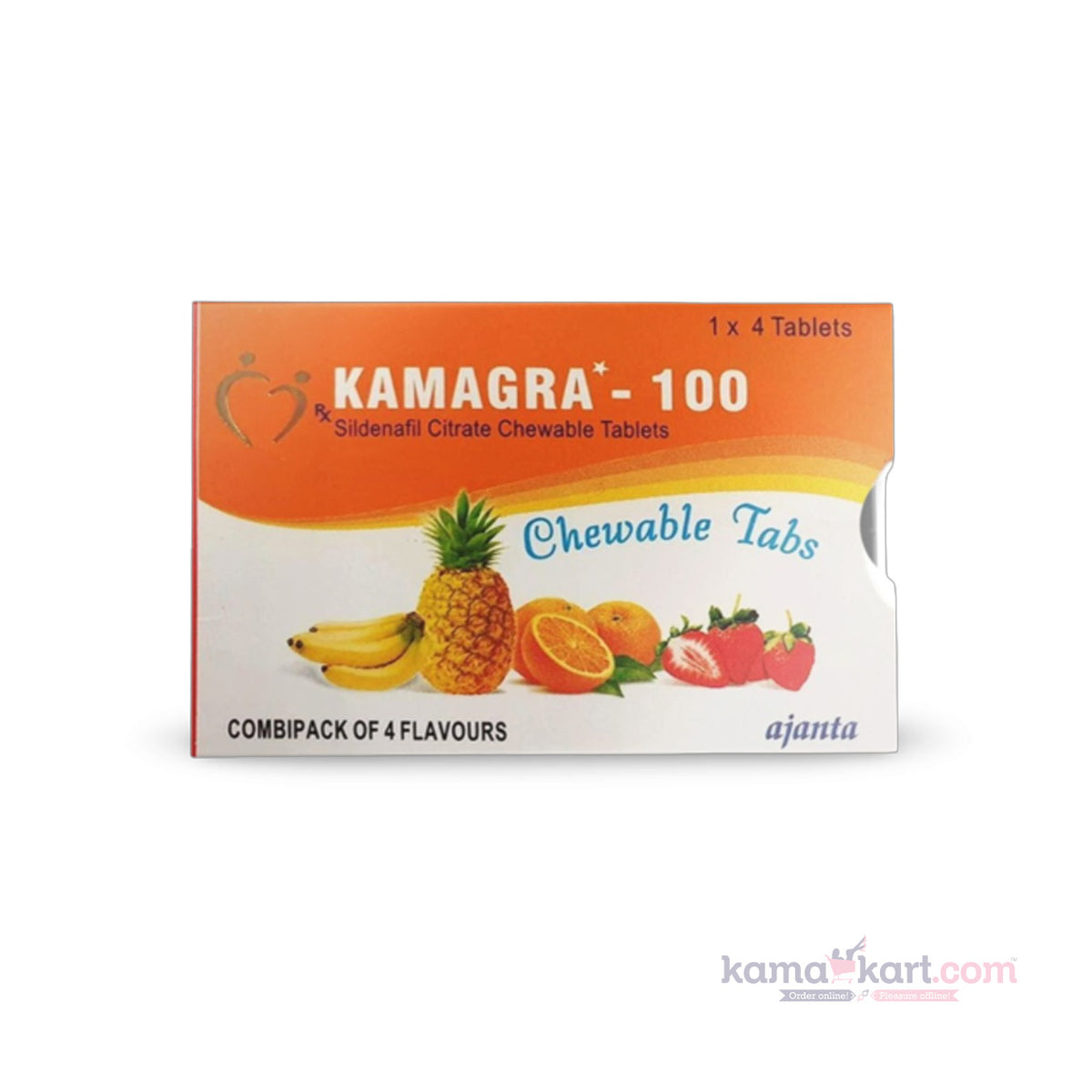 Kamagra Chewable Tablet - pack of 4 tablets