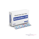 Malegra 100 mg - pack of 10 tablets -  2 strips