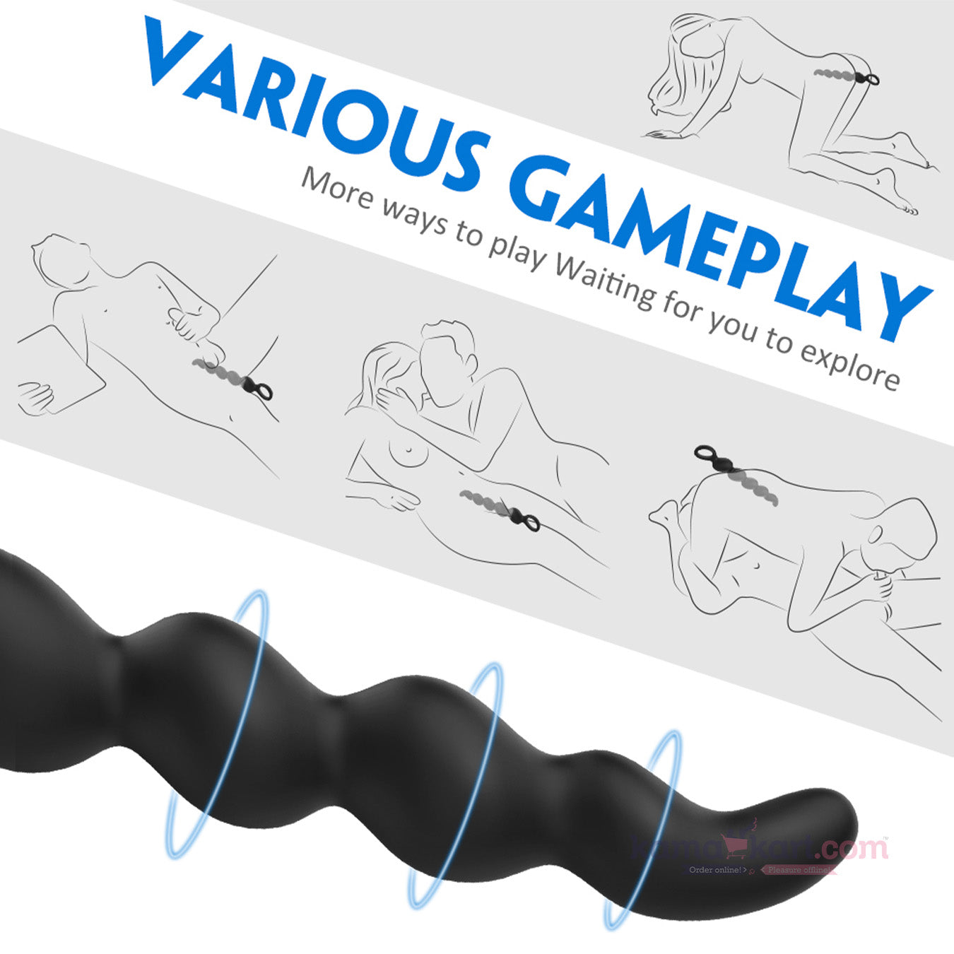 VARITA ANAL SILICONA FLEXIBLE STEVE